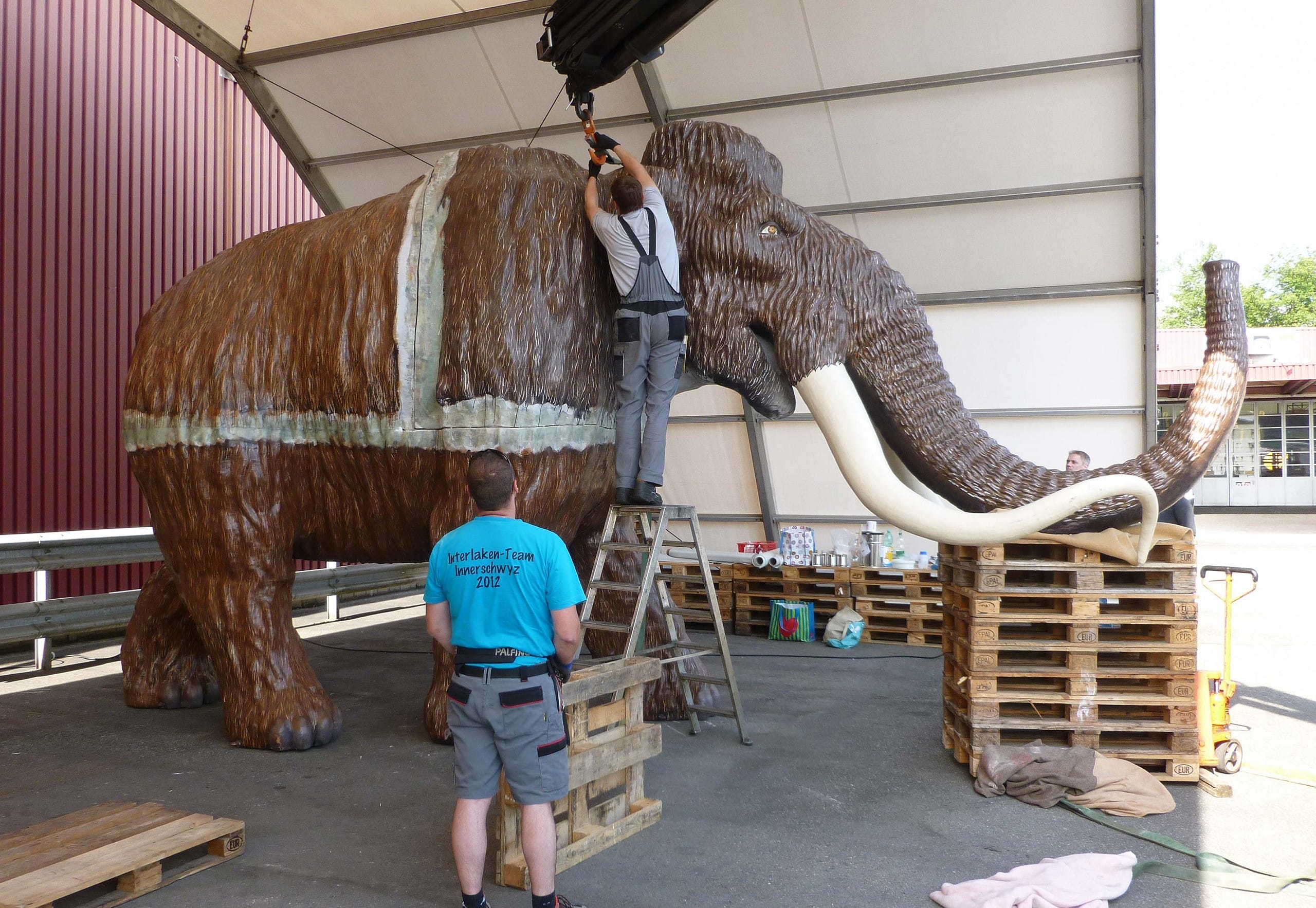 Die 3 Teile sind nun zusammengesetzt