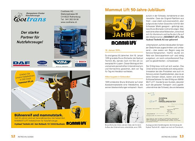 Reportage ASTAG Info 3/24